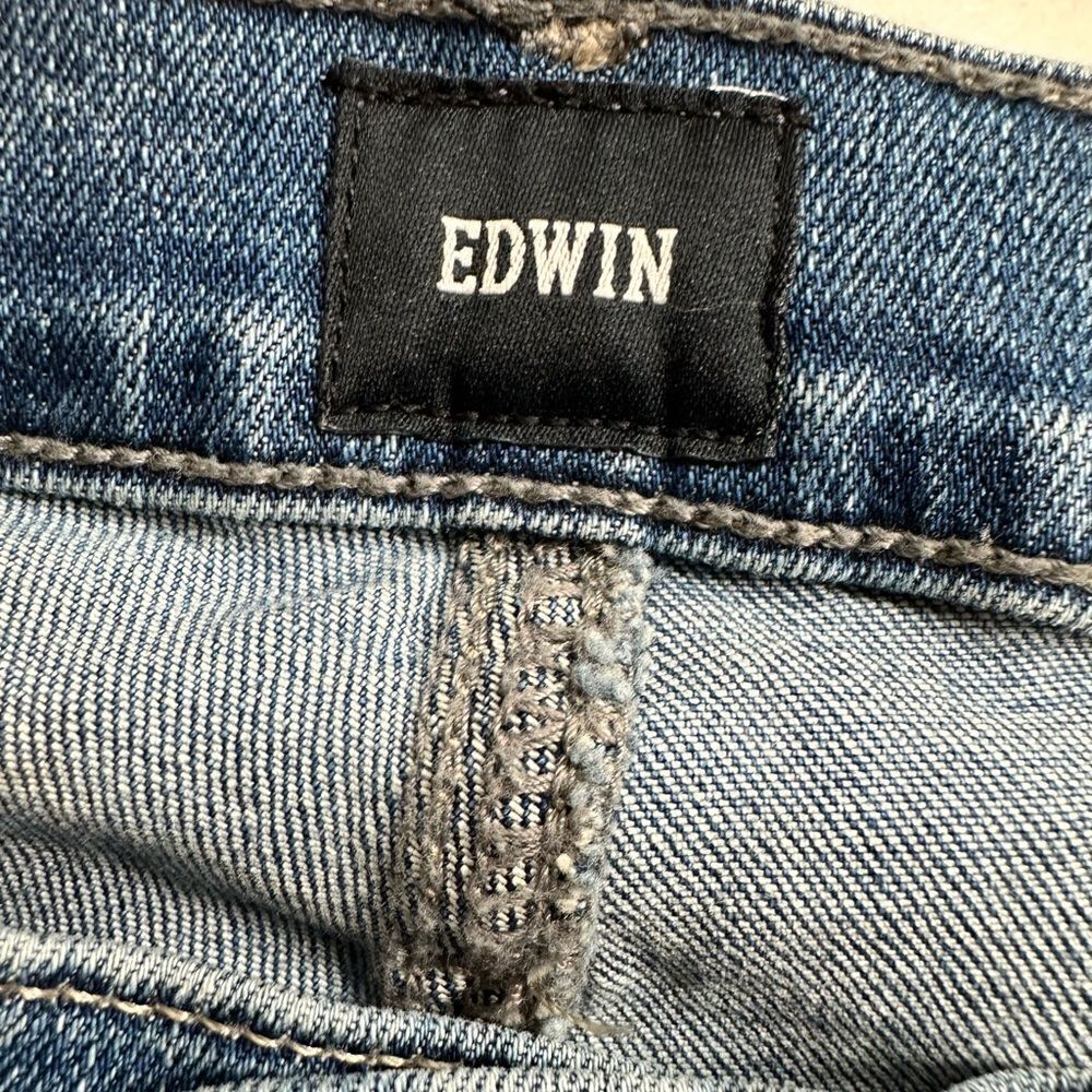 NWT EDWIN Women’s Elin Crop Straight Leg Jeans - Size 24 - Picture 5 of 9